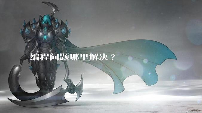 编程问题哪里解决?