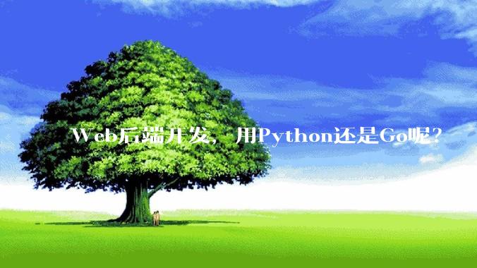 Web后端开发，用Python还是Go呢？