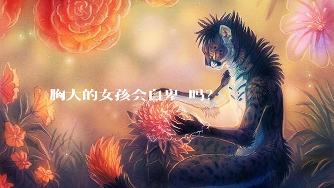 胸大的女孩会自卑 吗？