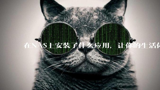 在NAS上安装了什么应用，让你的生活体验有了巨大的提升？