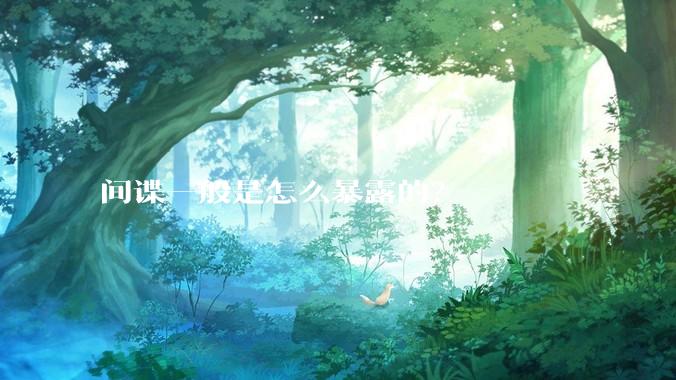 间谍一般是怎么暴露的？